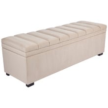 Pelee Velvet Storage Ottoman